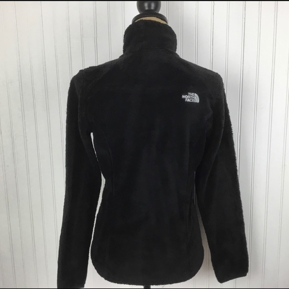 The North Face Fuzzy Full zip jacket all black & white - Picture 4 of 14